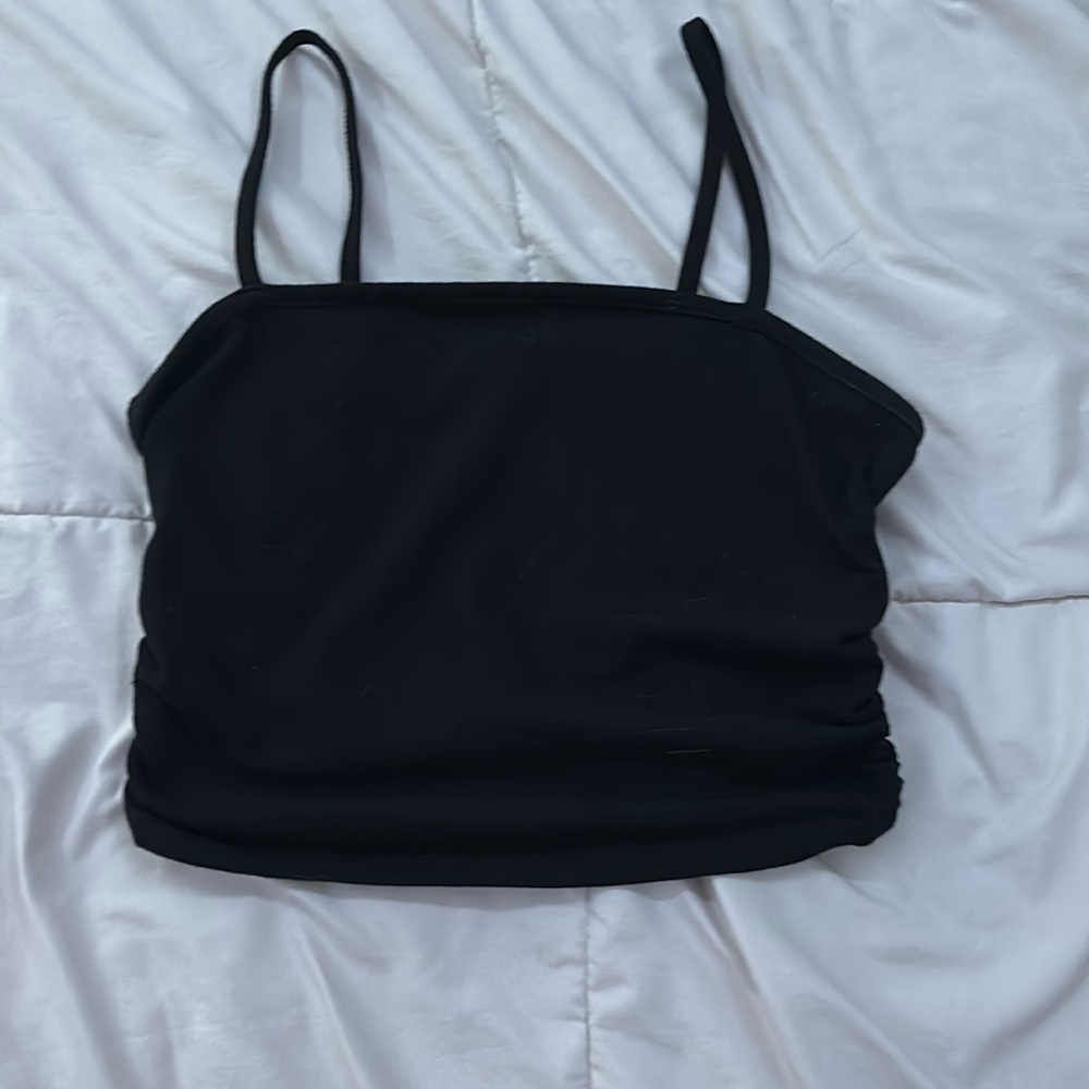 Black tank top